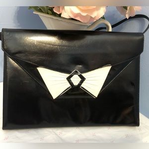 Bally Bow Detail Clutch Bag